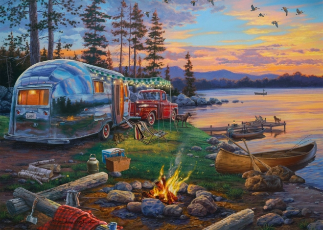 Schmidt Puzzle Camper's Paradise 1000 Teile