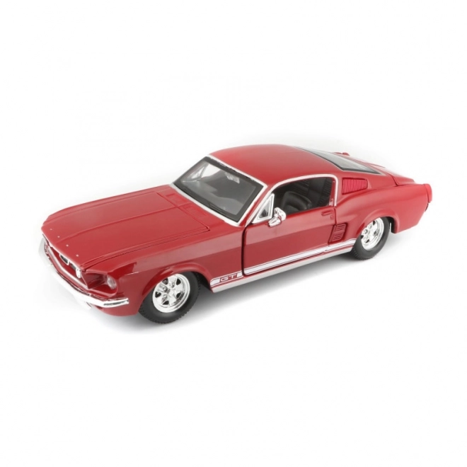 Modellauto Ford Mustang GT 1967 1:24 rot