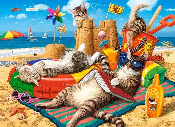 Puzzle Sommer Vibrationen 300 Teile