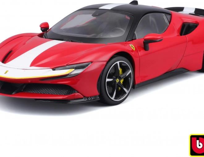Ferrari SF90 Stradale Assetto Fiorano Rot im Maßstab 1:18 von Bburago