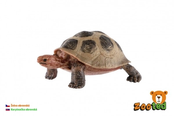 Große Schildkröte aus Kunststoff 8 cm im Beutel