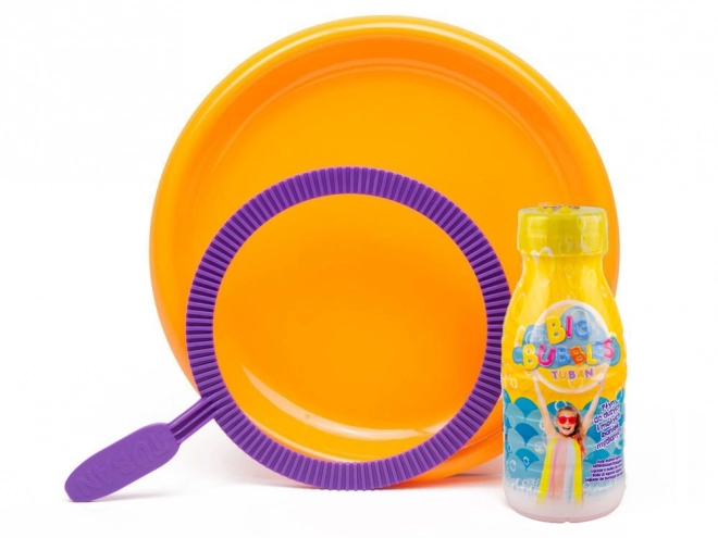 Seifenblasen-Set mit Netz - Flüssigkeit, Unterlage und Ring