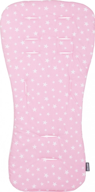 Chipolino Weiche Kinderwagenmatte Pink Stars