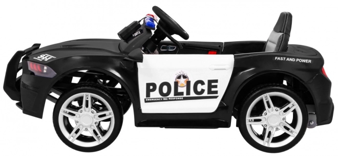 Elektrisches Kinderauto GT Sport Polizei Schwarz