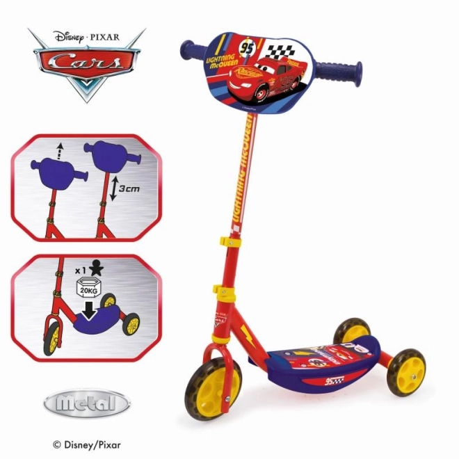 Kinderroller Disney Cars, 3 Räder