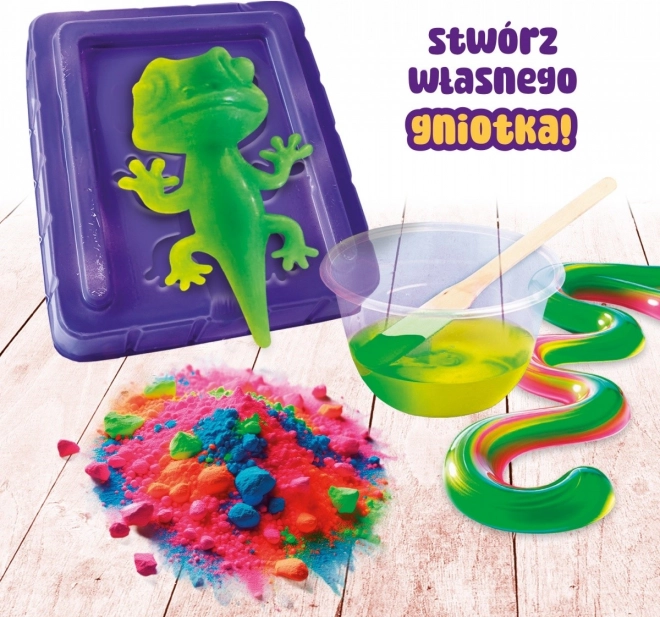 Slumi Wissenschaft - Antistress-Chamäleon Set