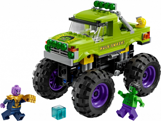 Lego Marvel Hulk Truck vs. Thanos