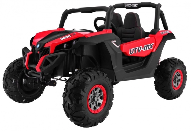 Kinderfahrzeug UTV-MX rot mit MP4 und Antrieb 4x4