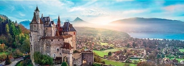 Trefl Puzzle Panorama Schloss Menthon Frankreich