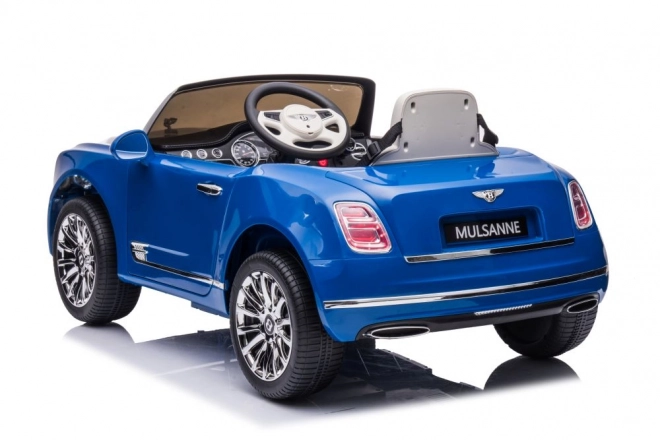 Elektrisches Kinderauto Bentley Mulsanne blau lackiert