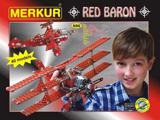 Baukasten Merkur Roter Baron