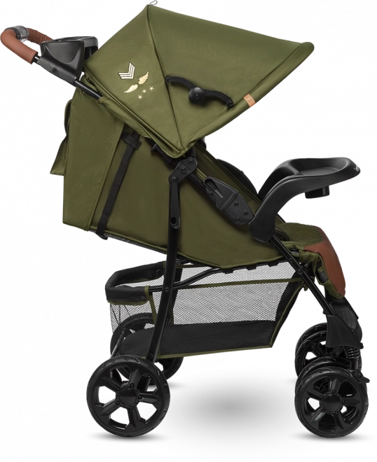 Lionelo Emma Plus Kinderwagen Grün – Waldgrün