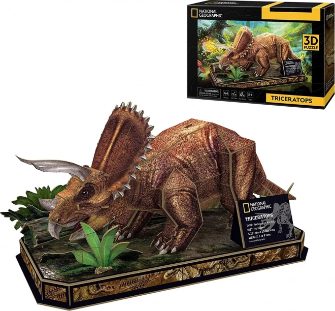 3D-Puzzle National Geographic Triceratops