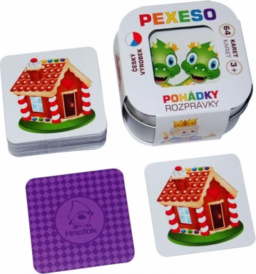 Memo-Spiel Märchen in Blechdose (64 Karten)