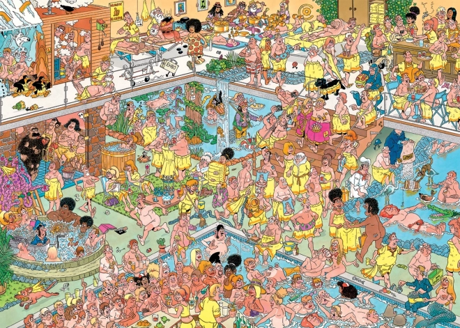 Puzzle JUMBO Jan van Haasteren - Ein etwas anderes Wellness 1000 Teile