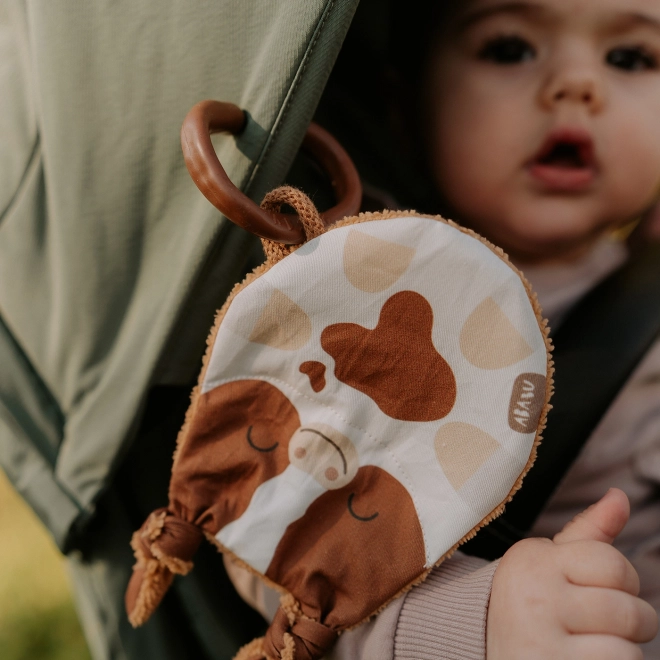 Ababu Hängespielzeug Kälbchen mit Raschelpapier