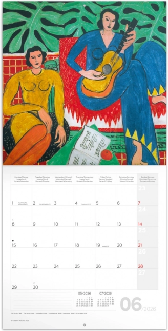 Notizkalender Henri Matisse 2026