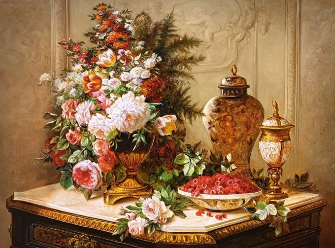 Puzzle 3000 Teile Tulpen und andere Blumen
