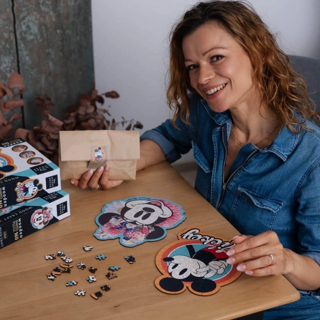 Minnie Maus stilvolle Holzpuzzle