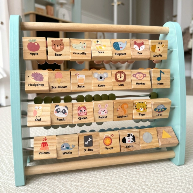 Holzbildungsvermittler und Alphabet Tooky Toy