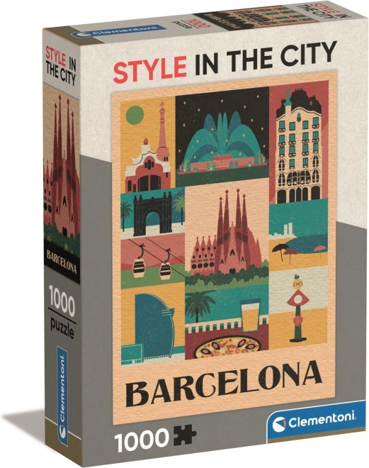 Ikonisches Barcelona in 1000 Teilen