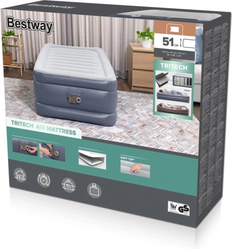 Aufblasbare Matratze mit Pumpe Bestway