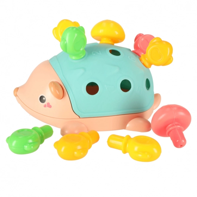 Sensory-Spielzeug Igel Montessori Blau