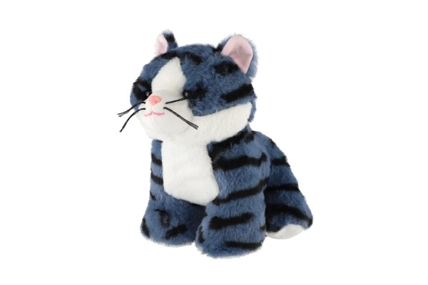 Plüschkatze Kasper blau 23 cm