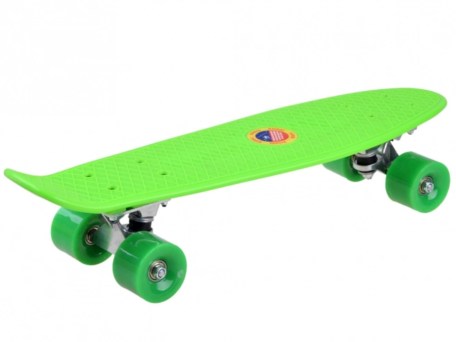 Farbenfrohe FISZKA Skateboard – Grün