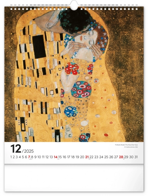 Wandkalender Gustav Klimt 2025