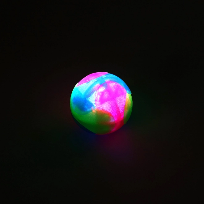 Springball mit farbigem Licht