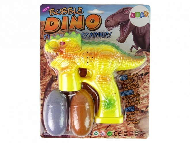 Macht Bubble Dino Seifenblasenmaschine Gelb