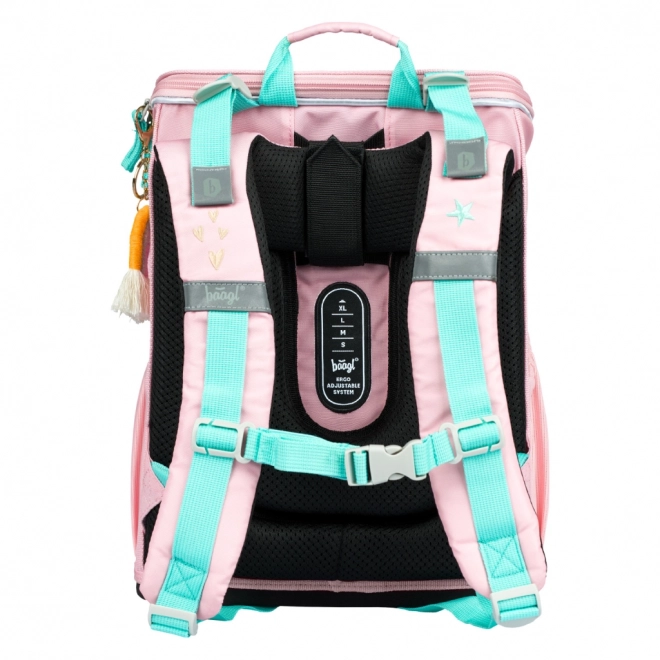 Baagl Schulrucksack-Set Zippy Rosa