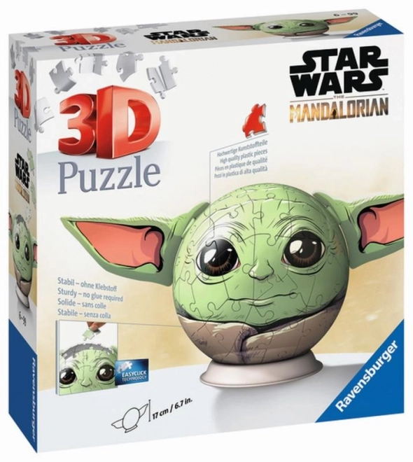 3D-Puzzle-Ball Baby Yoda Star Wars