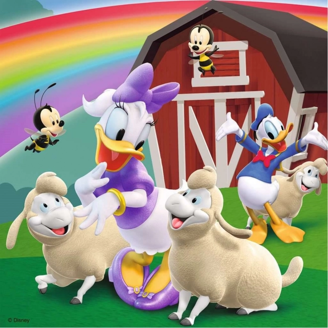 Puzzle RAVENSBURGER Micky Maus Wunderhaus 3×49 Teile