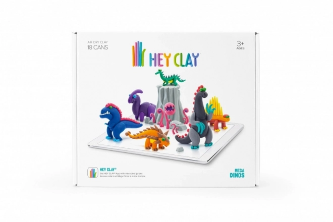 Hey Clay Mega Dinosaurier Modellier-Set