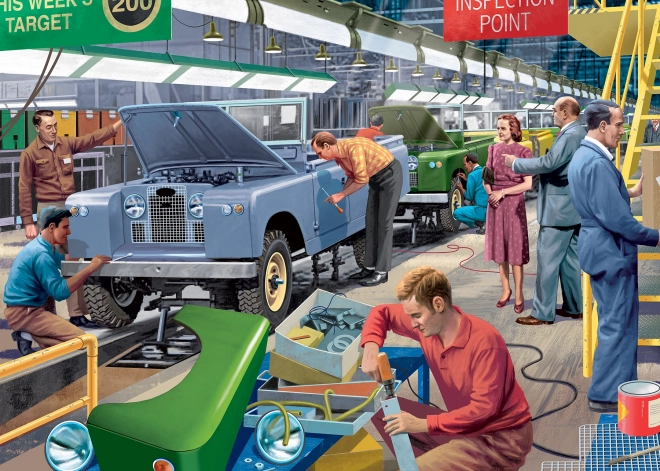 Puzzle Automobilfabrik 1000 Teile
