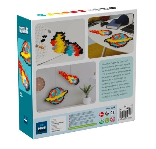 Plus-Plus Puzzle Zahlen - Weltraum 500 Teile