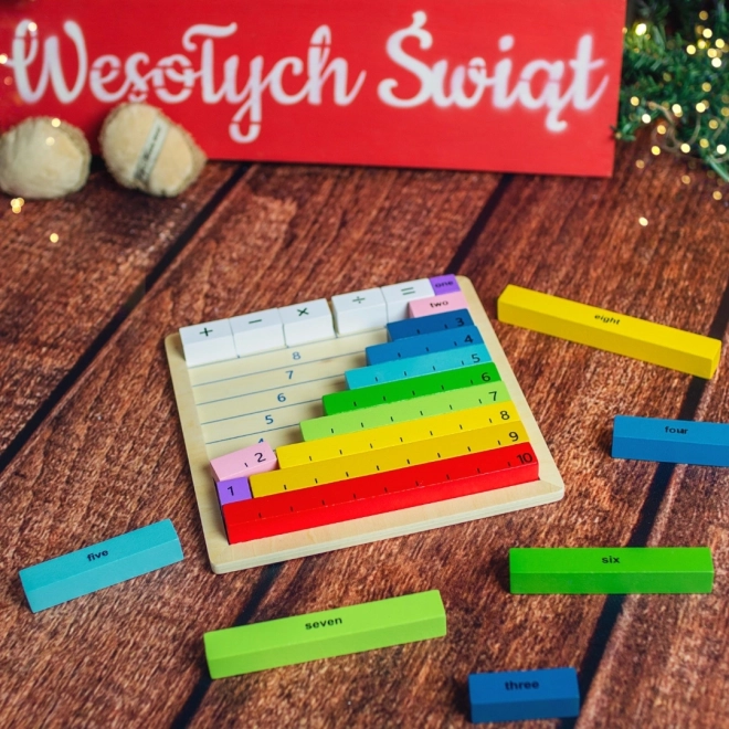 Holzspiel - Zahlenpuzzle