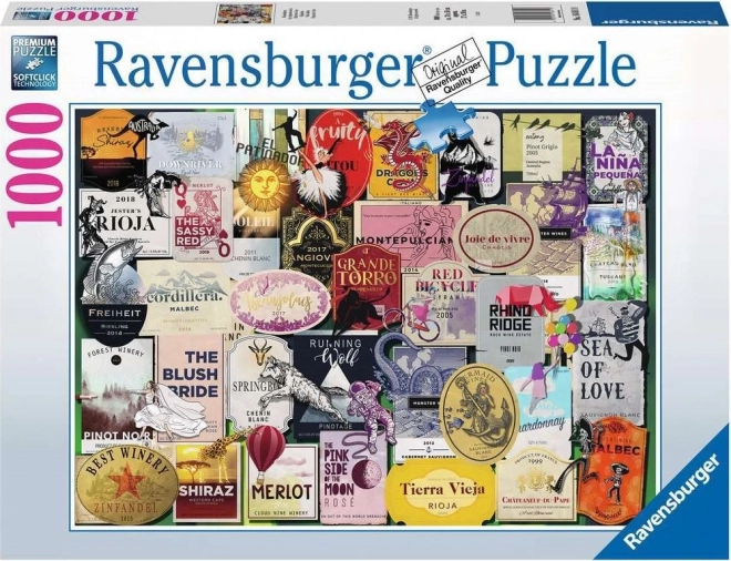 Ravensburger Puzzle Weinetiketten Sammlung 1000 Teile