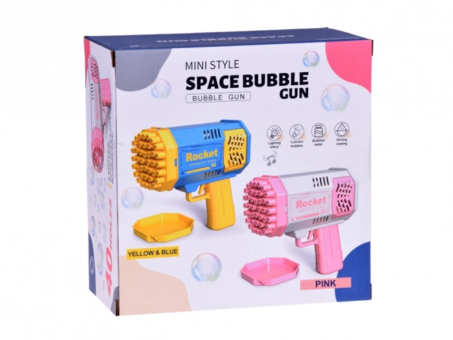 Seifenblasenpistole Set Licht + Flüssigkeit für Kinder ZA4976
