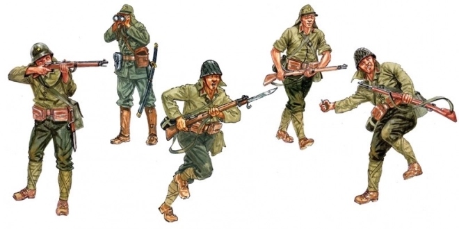 Japanische Infanterie des Zweiten Weltkriegs Modellbausatz