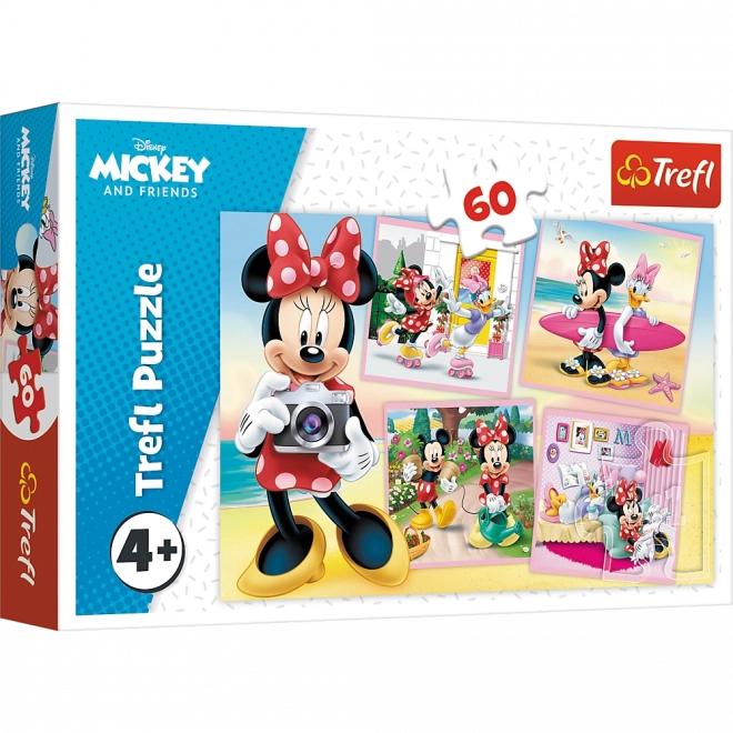 Puzzle 60 Teile Disney Minnie – niedliche Minnie