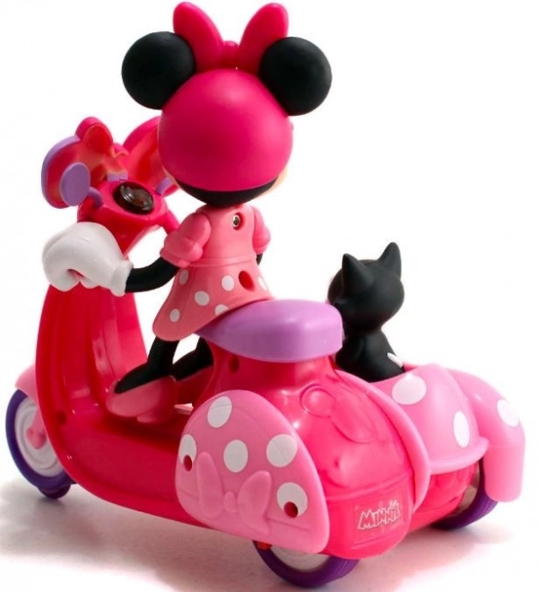 Minnie Scooter mit Seitenwagen und Figur