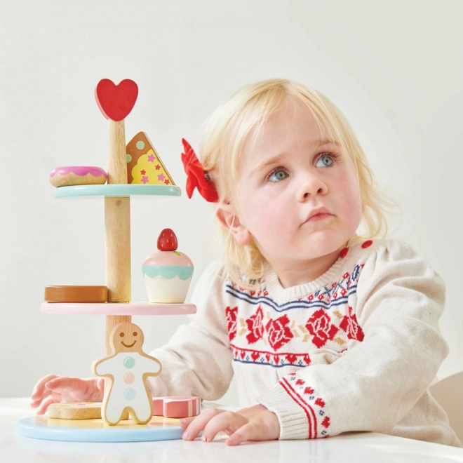 Le Toy Van Kuchenetagere mit Gebäck