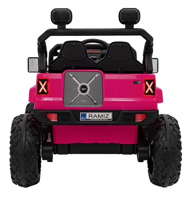 Offroad rosa elektrisches Kinderauto