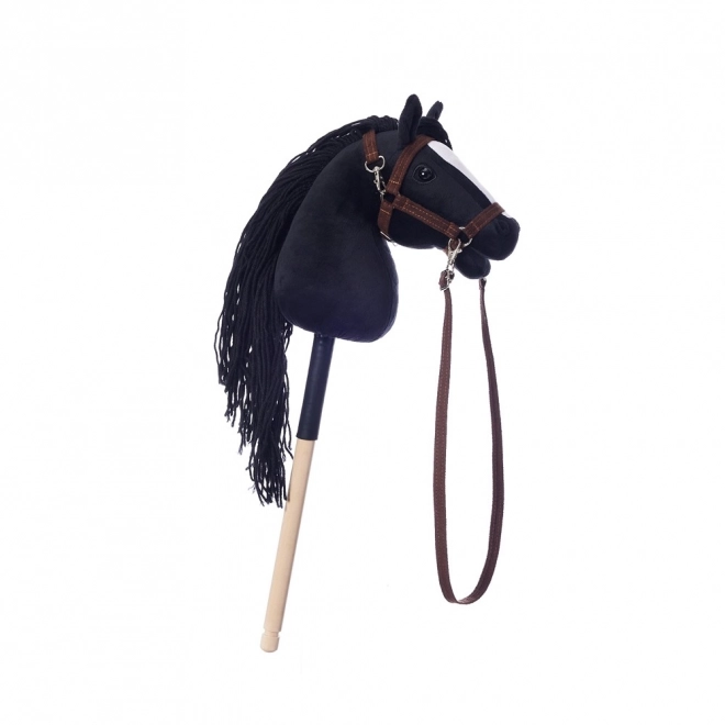 Hobby Horse auf Stange schwarz