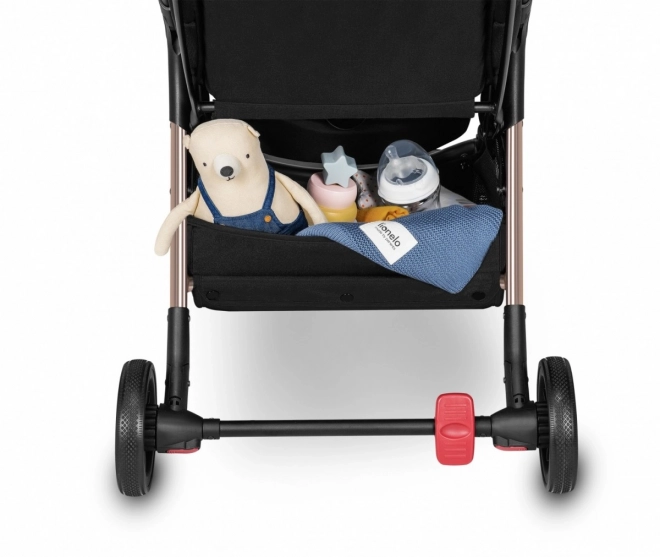 Sportlicher Kinderwagen Julie One Schwarz Gold