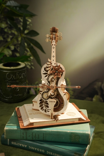 RoboTime 3D Holzmechanik Puzzle Magisches Cello