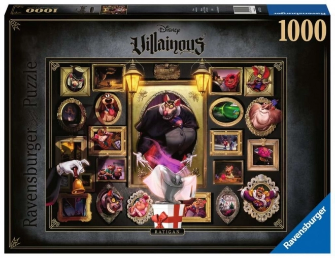 Villainous Puzzle 1000 Teile - Ratigan